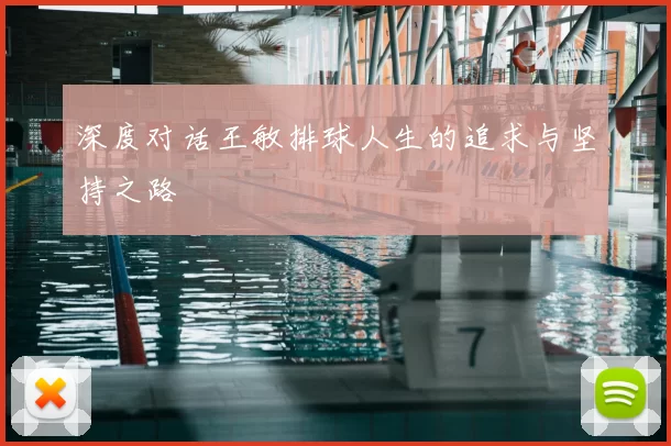 深度对话王敏排球人生的追求与坚持之路